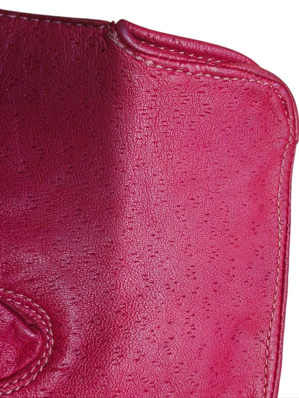 Vintage Nolan Red Leather Gloves S
